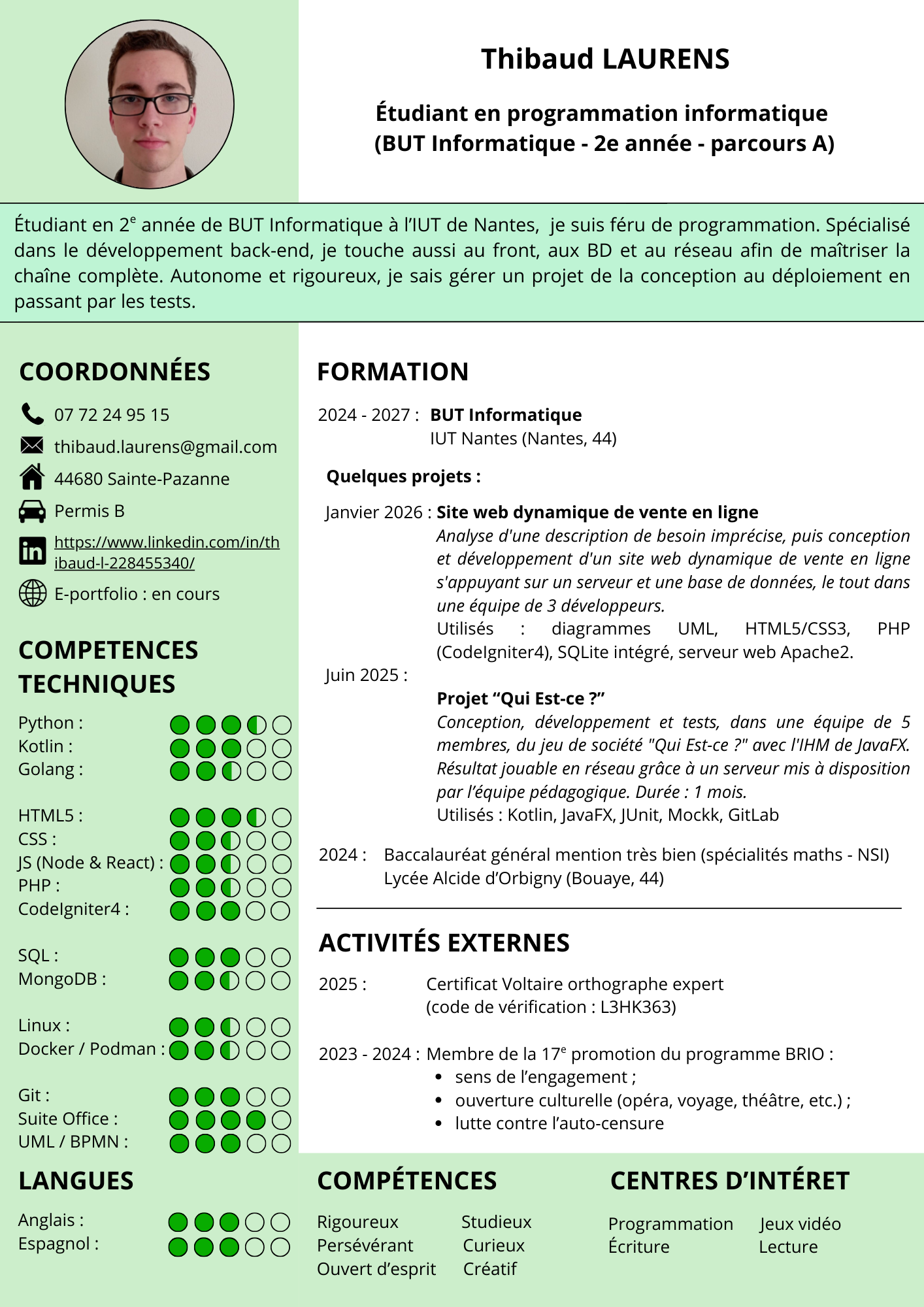 Ici devrait s'afficher l'image de mon CV. Si vous lisez cette erreur, je vous prie de m'excuser.