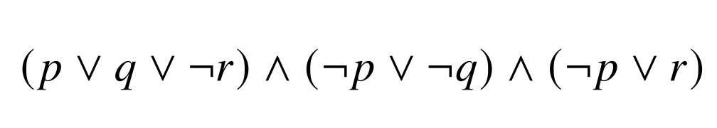 exemple de formule SAT